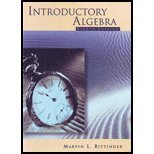Introductory Algebra      Custom Edition