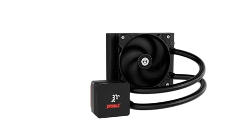 ENERMAX LIQMAX IV 120 mm AIO CPU de refrigeración por agua, cámara doble, TDP 320 W +, Intel LGA 1851/1700/115x/2066, AMD AM5/AM4, pantalla digital, 1 ventilador de flujo de rendimiento de 120 PWM