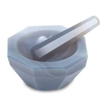 Cole-Parmer Juego de mortero y mortero de ágata de 2", 0.3 fl oz