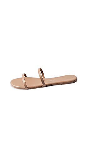 TKEES Women's Gemma Slides, Coco Butter, 10 Medium US