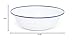 Enamelware Medium Basin, 8 quart, Vintage White/Blue (Single)
