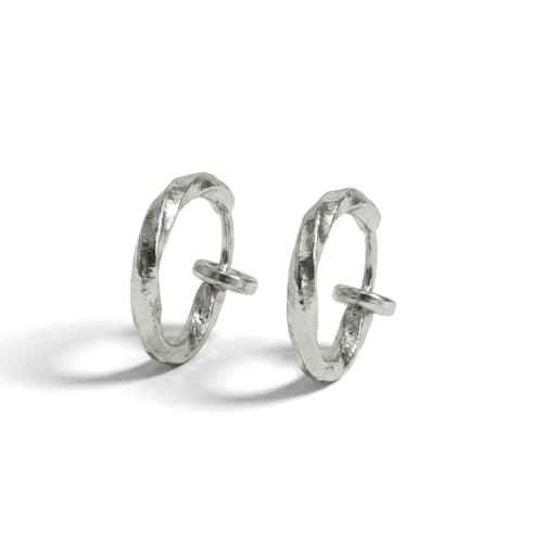 Image of SALTY ALPHA Anti Tarnish Non-Pierced Rigel Earrings for Men | Ear Hoop for Man | Stylish Fashion Jewellery Accessories for Boys | Minimal Jewelry | Ideal for Gifting | Gift for Diwali, Christmas, Marriage, Birthday