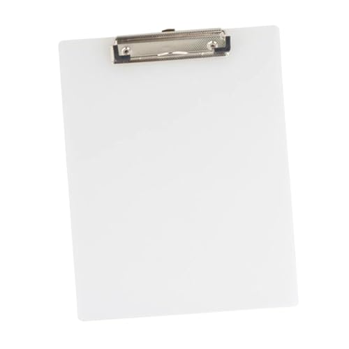 Presse-document horizontal transparent Housoutil avec pinces pour organiser vos dossiers