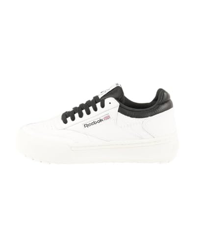 Reebok Tenis Club C Megacourt Unisex, White Chalk Black, 45 EU