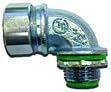 Zinc Plated Steel Fittings 7STR10090B - 1" Sealtite to 1" NPT 90°, 5pc Package