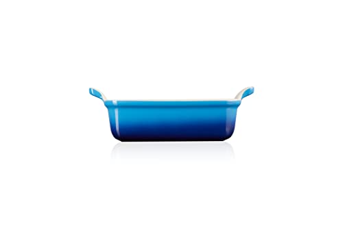 Le Creuset Heritage Rectangular Dish, Stoneware, 26 cm, 2.4 litres, Azure, 71102262200001 - Image 3