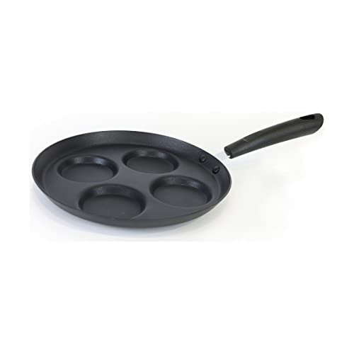 Quttin | Sartén para Pancakes de 24 cm, Antiadherente y Versátil, Ideal para Todo Tipo de Cocinas - Sartén Pancakes medidas 24 x 2.5 cm, 24.3 x 42 cm