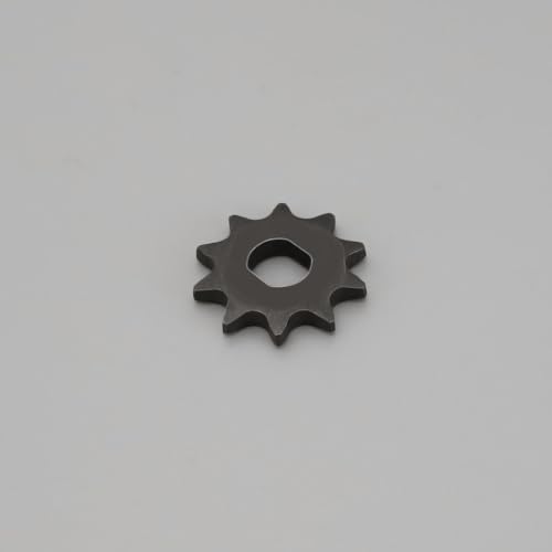 SG Store 2 Stück T8F Motorritzel Motor Synchronisation Kettenrad Kleine Motor Getriebeplatte 10 Zähne Kette für Elektroroller 8x10mm