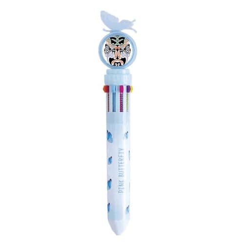 Stylo à bille rétractable multicolore écriture fluide fournitures scolaires bureau