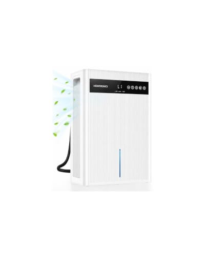 Image of Homtronics 12L/D Energy-Saving&34dB Ultrl-Quite Dehumidifier for Bedroom