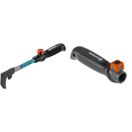 Gardena combisystem Patio Weeder: Weed scraper for removing moss and weeds in paving joints, hardene & combisystem Small Appliance Handle, Black/Orange