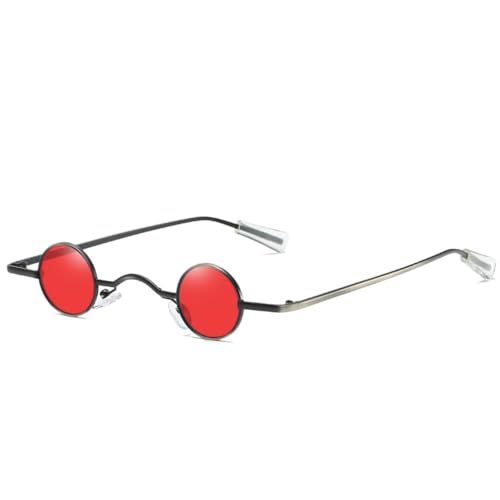 Lunettes de soleil grand pont steampunk avec petites vitres rondes