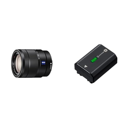 Sony SEL-1670Z Zeiss Standard-Zoom-Objektiv (16-70 mm, F4.0, OSS, APS-C, geeignet für A7, ZV-E10, A6000- und Nex-Serien, E-Mount) schwarz & NPFZ100.CE Wiederaufladbarer Akkupack der Z-Serie - Schwarz