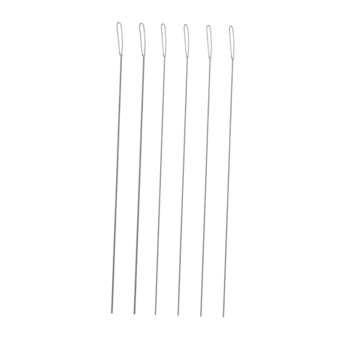 SEWACC Stitching Needle Set 6pcs Beading Needles for DIY Craft Embroidery Sewing Knitting Large Eye for Easy Bead Passing