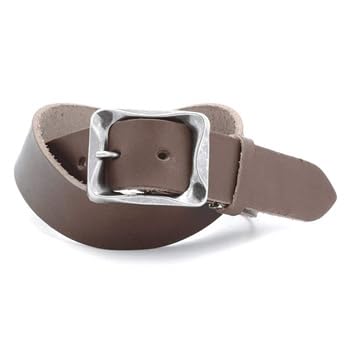 【お好みにカスタマイズ♪】栃木スムースレザーベルト40mm×選べるバックル10種類 (G.SPIRAL（スパイラル）, D.BROWN（ダークブラウン）)