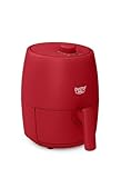 So Yummy Bella Compact Air Fryer, 2 Quart Capacity, Red