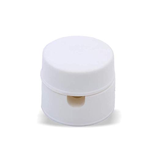 Lampen, Lampenkabel Deckenverteilernippel Distanz-Aufhänger Affenschaukel Kunststoff Ø30 Höhe 25mm Kabelführung Lampen Distanz Aufhänger (Weiß)