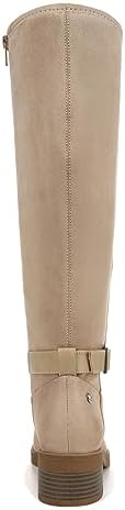 LifeStride Womens Brooks Tall Wide Calf Riding Boots Dover Beige Microsuede 9 M | Image 5