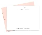 Personalized Notecard Set, Script Monogram Stationary, Personalized Stationary Cards, Script Notecards