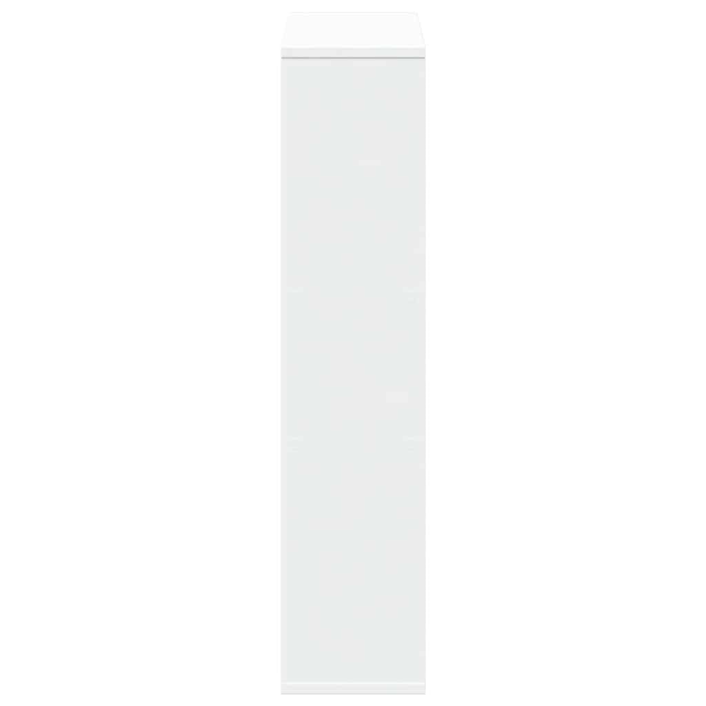 Hothingwell Biały regał 63x20x90 cm Drewno inżynieryjne