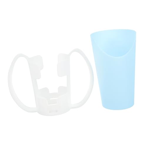IWOWHERO Elderly Care Cup Cups Elderly Care Mug Adults Spill Proof Cup Handicapped Feeding Cup Handicap Cup Elderly Drinking Cup Elderly Sippy Cup Disabled Cup Cup Bowl Plastic
