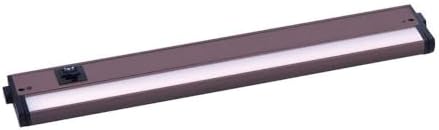 Maxim CounterMax MX-L-120-3K-8W 1 LED Under Cabinet-3.5 Inches Wide by 18.00 Inches Length-Bronze Finish