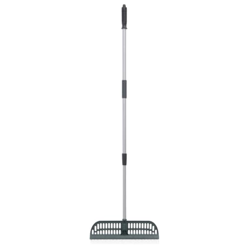 Leaf Rake 2-in-1 Dark Green 157 cm PPHome & Garden Lawn & Garden Gardening Gardening Tools Rakes - Image 2