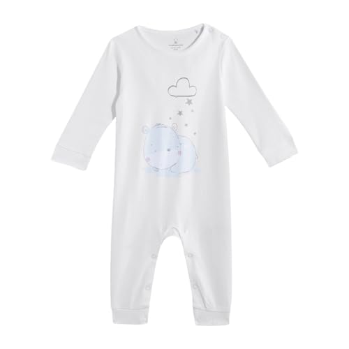 Image of Mothercare Baby Romper Sleepsuit Autumn Print Full Sleeve Pink