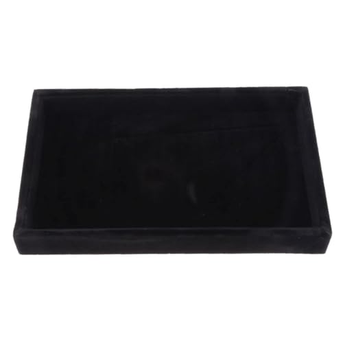 Plateau de présentation de bijoux en velours Bracelet Montre Bracelet de présentation Pad, Plateau à bijoux en velours noir Plateau de présentation de bijoux Elvet Boîte à bijoux Présentoir à bij