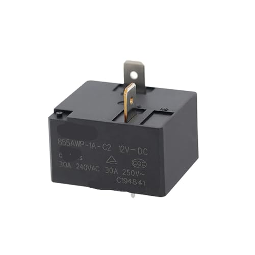 Relé 855AWP-1A-C2-12VDC con alta resistencia térmica y conmutación de 30A