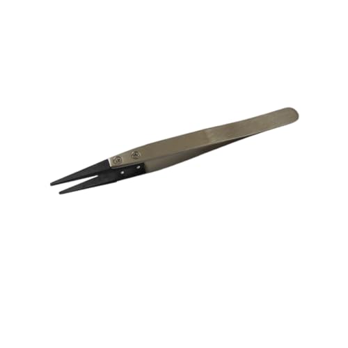 Carbon Fiber Tip Tweezers for High Temperature Operation, Clean Room, Soldering (ESD-00)