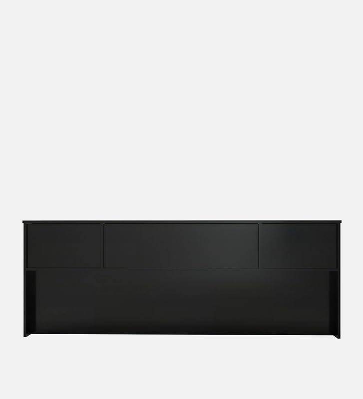 Image of Mintwud Pepperfry Engineered Wood King Size Bed with Box Storage | Wooden Double Bed Cot Palang Furniture with Headboard for Home Bedroom Living Room and Hotel (Wenge Finish)