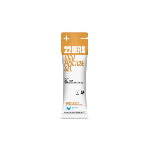 226ERS - High Fructose Gel, Gel Energético para Deportistas, con Maltodextrina y Fructosa, Vegano y Sin Gluten, Aporte Hidratos de Carbono, Sabor Speculoos, 1 Gel x 80 g