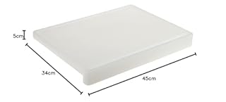 Jocca Tagliere in polietilene resistente/Con piedini antiscivolo/Lavabile in lavastoviglie/Alta resistenza