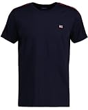 LOGO BRANDING GANT Herren Shoulder T-Shirt MIT Schulter Tape, Evening Blue, XXXL