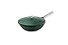 Westinghouse PERFORMANCE SERIES Wok avec couvercle – Poêle à wok de 28 cm compatible avec l'induction, tous feux et four – Poignée Cool Touch en acier inoxydable – Vert
