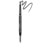 ​​​​​Eyebrow Pen with Brow-Brush, Long-Lasting Eye Brow Pen Eye Makeup, Easy To Use, Natural Looking Gray Eyebrow Pencils (Gray)