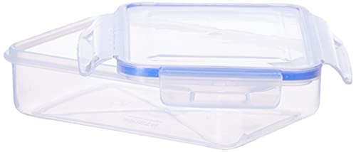 Image of Aristo Lock & Fresh 210 Plastic Storage Container For Storing Snacks, multipurpose use - 700 ML, Transparent Clear, medium (LOCK&FRESH210) (19 x 13 x 5.5cm)