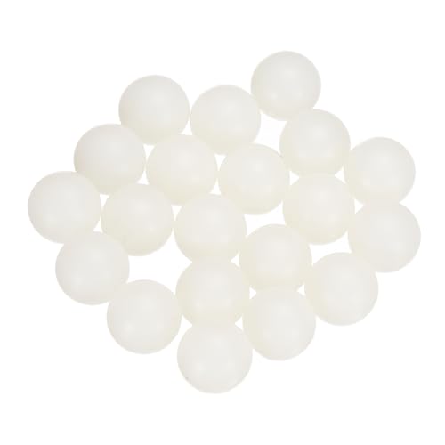 uxcell 20pcs Nylon Bearing Balls 12mm Solid Plastic Balls, G1 Precision Bearing Ball Frosted Surface, White