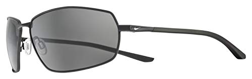 Nike Pivot Eight Rectangular Sunglasses, Satin Black, 63 mm