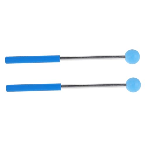 Par de Baquetas para Tongue Drum con Mango Ergonómico Azul miniatura 1