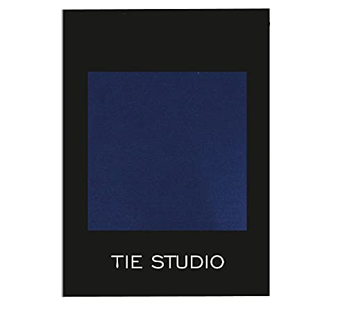 Image of TIE STUDIO Men's Solid Pocket Square | Size- 10cm x 10cm | Colour-Royal Blue | Pack of 1 |