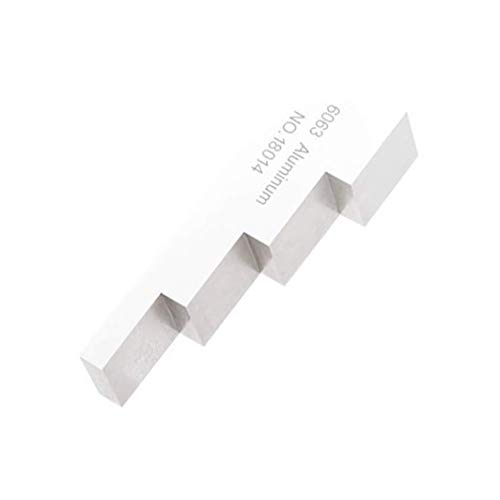 4 Step 3mm 5mm 10mm 15mm Test Calibration Block for Thickness and Linearity in NDT Testing 6063 Aluminum