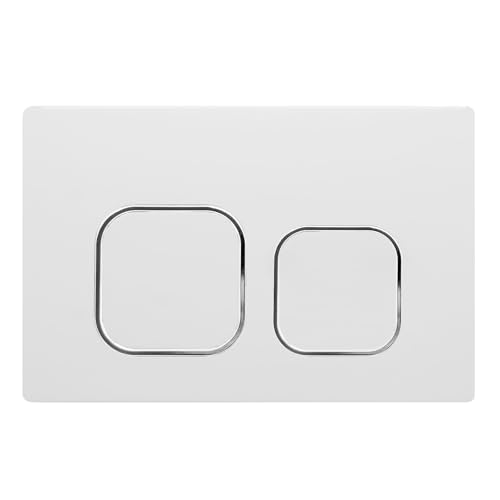 Mendorio Plaque de Commande WC, Compatible avec Geberit Sigma, UP300&UP320, Dimensions 243×162 mm, Équipée d'un Set de Leviers de Chasse et d'un Cadre...