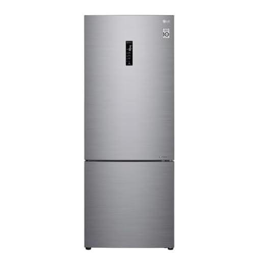 Refrigerador LG Bottom Freezer Inverse 451L Platinum 110V GC-B569NLLM