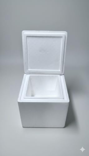 Image of Thermocol EPS Insulated Cold Storage Container 50 litres | 10mm Thick Lightweight Thermal Packaging for Food, Ice Cream, Medicines & Transport