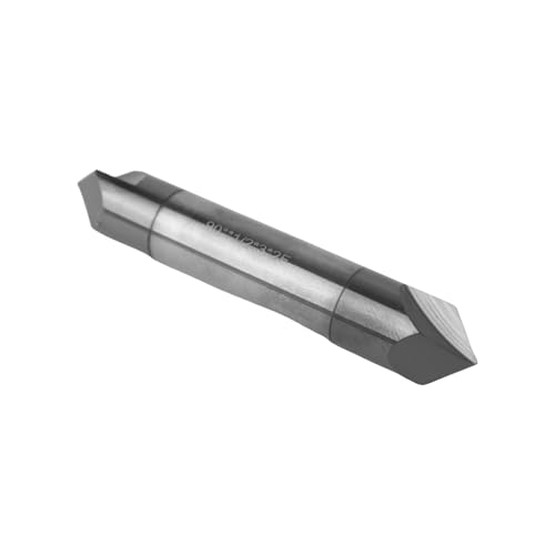 Image of 1 /2in Solid Carbide End Mill, Chamfer Mill - Double End,2 Flutes, 90 Chamfer Angle, AlTiN Coated Bits Tool for Medium Hardness Steel, Brass, Iron