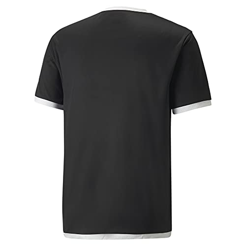 Puma Mens Teamliga Jersey T Shirt, Black/White, Large Us #TOP1