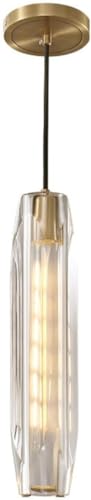 Suspension milieu siècle en verre de haute qualité et barre LED linéaire gris
