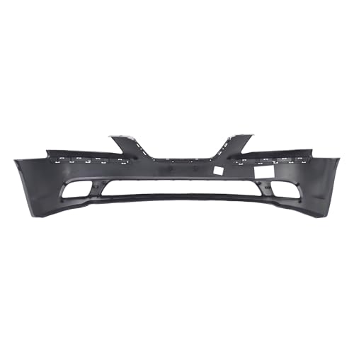 Image of FitParts Compatible with Hyundai Sonata 2009-2010 Front Bumper Cover | Primed, With Fog Light Holes, Sedan, Ready to Paint, OEM 865110A700, HY1000178